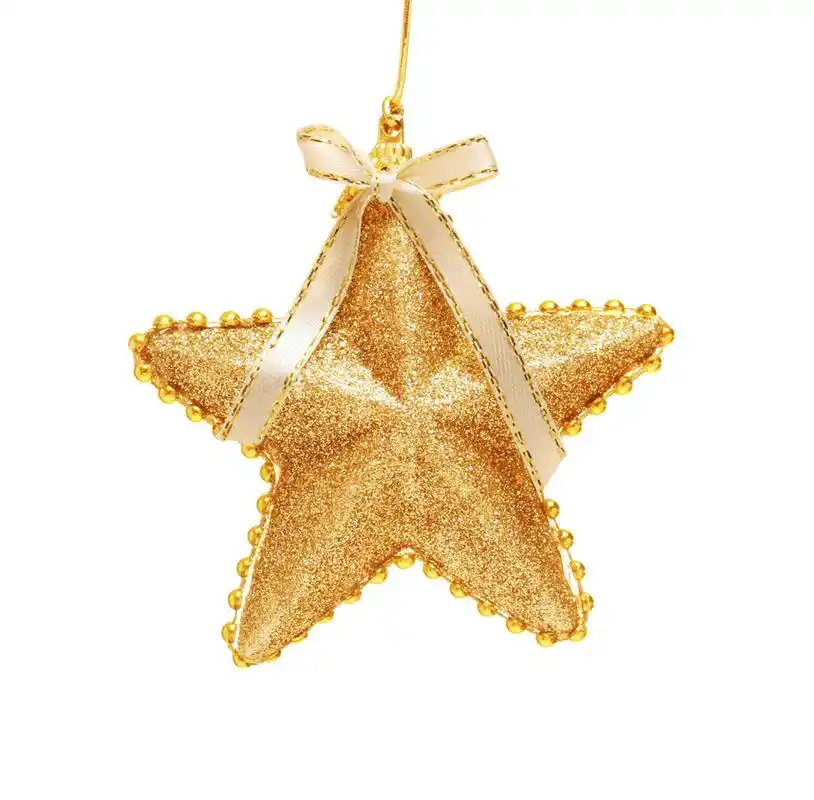 孤立在白色的圣诞星