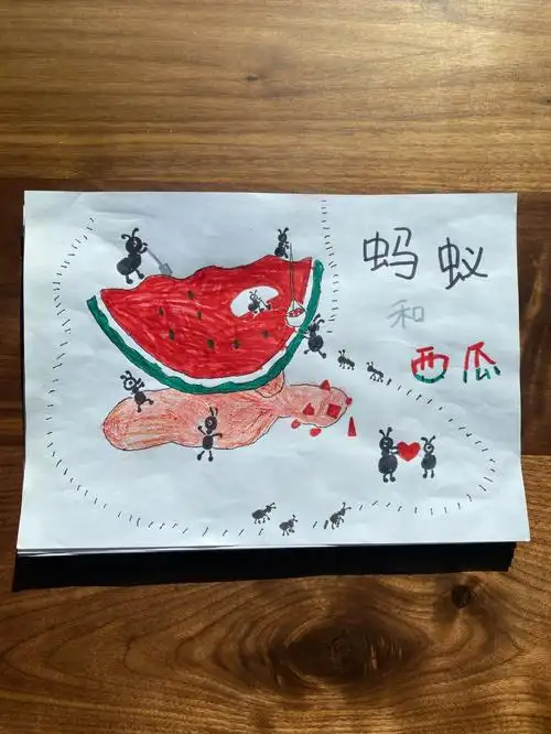 蚂蚁和西瓜