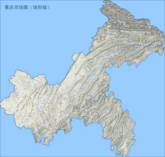 重庆长寿地形地貌