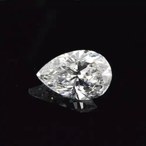 [放漏]gia 1.00克拉 e色 vvs1净度 水滴形钻石拍卖赠戒指托ma