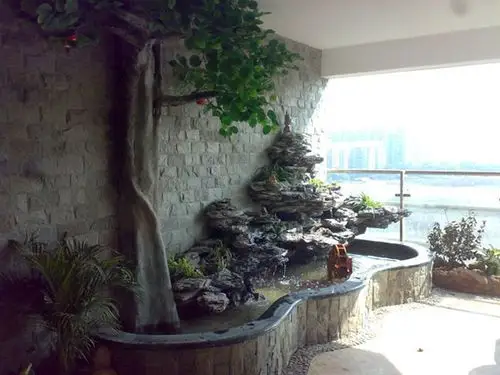 假山设计,【卓韬装饰】,室内假山设计图片