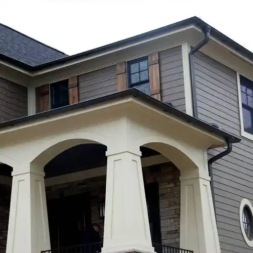 别墅彩铝天沟u型檐沟3003防锈铝广东罗定旧房改造项目