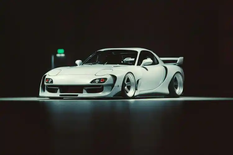 一枚漂亮的宽体马自达mazda rx-7__财经头条