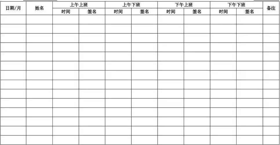 文档下载 所有分类 表格/模板 表格类模板 > 保洁员工签到表1第1页