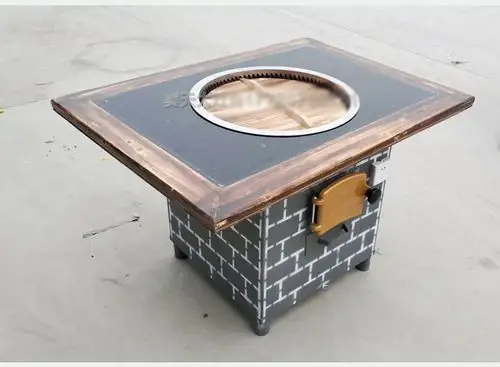 柴火鸡灶台大锅台柴火灶土灶台饭店地锅鸡的地锅灶铁锅炖灶台桌 1.