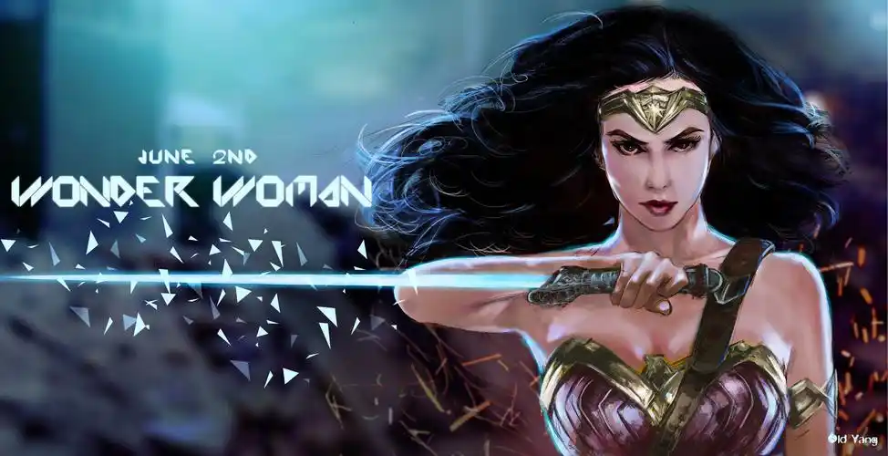 霸气女战神,绘张桌面