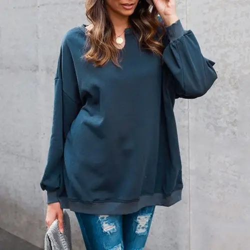 joycosin 2019 winter women clothes casual fashion sweatshirt v