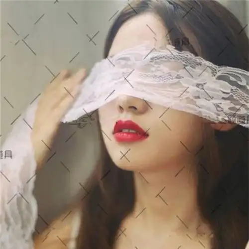 蒙眼丝带蒙眼丝带新款婚纱摄影道具影楼外景新娘蕾丝遮眼纱蕾丝花