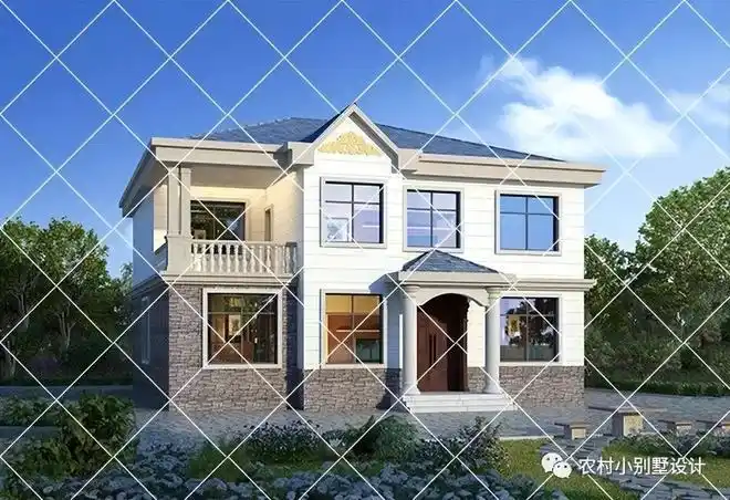 18款二层网红爆款农村别墅,20万左右起建,中秋国庆回家建房吧|小别墅