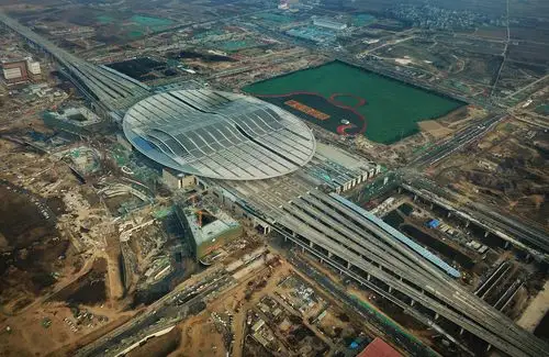 京雄城际铁路雄安站建设进入最后冲刺阶段