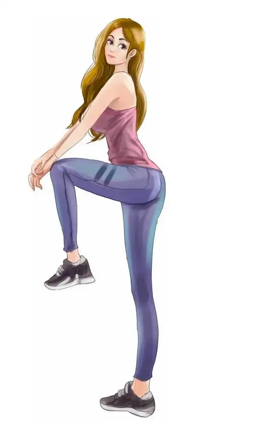 三七女生节性感身材大长腿前凸后翘的美女6952989图片免抠素材