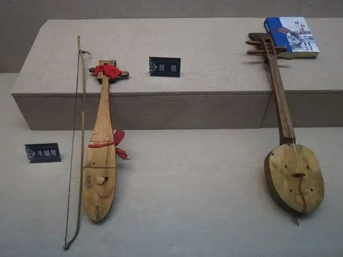 侗族牛腿琴和琵琶.
