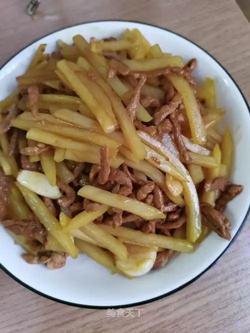 肉丝炒土豆