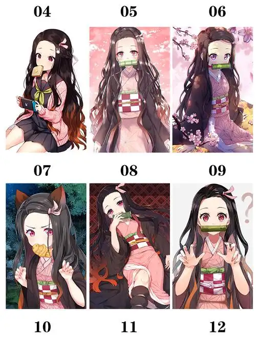 鬼灭之刃祢豆子周边抱枕 炭治郎我妻善逸蝴蝶忍动漫二次元定制 004