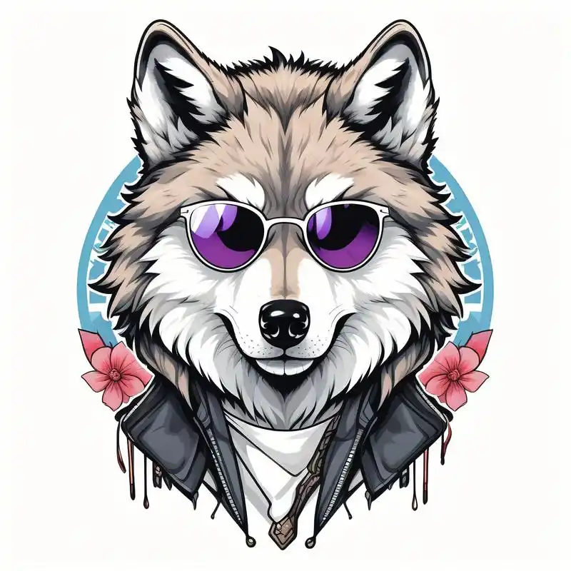 这次给大家带来一组超萌的q版狼头像,让你看到狼也有可爱的一面哦!