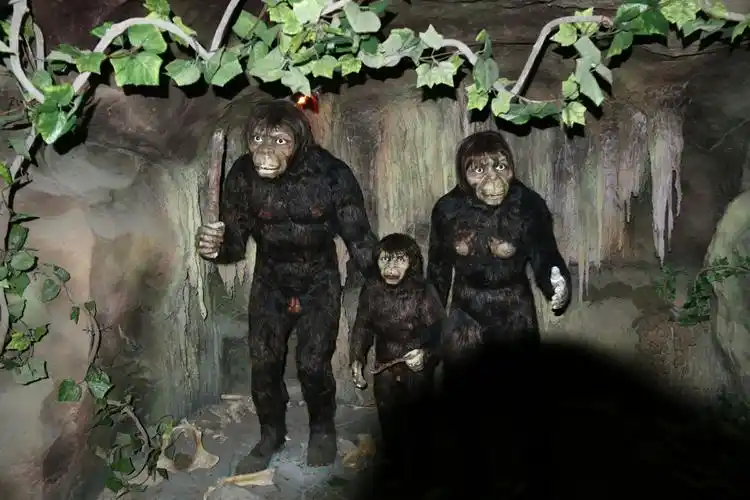 神农架野人一家子