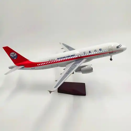 收藏中国仿真客机飞机模型a33u8633航班四川航空飞机模型