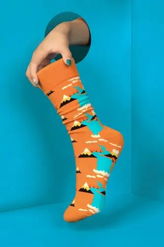 花袜子创意拍摄