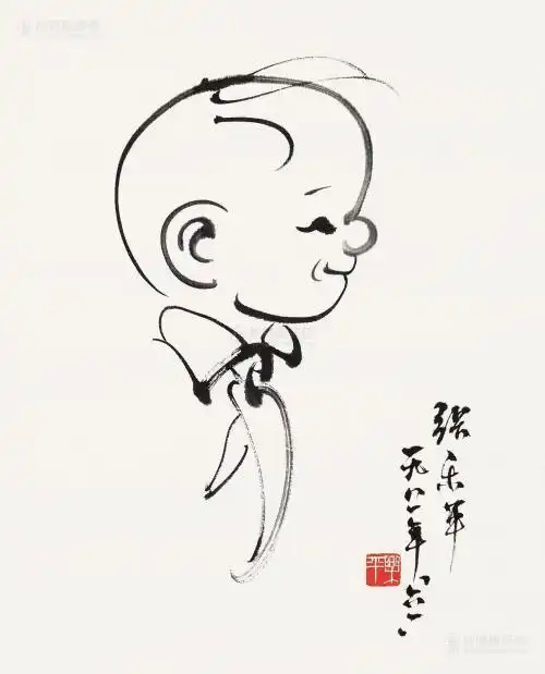 三毛卡通简笔画