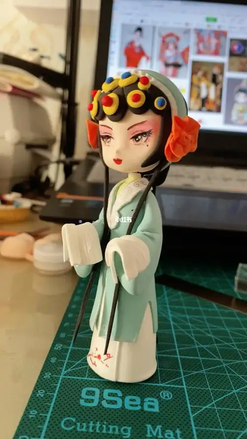 黏土京剧q版人物