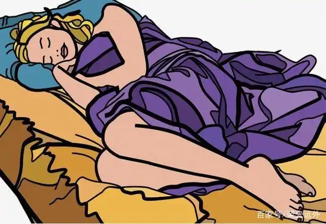 趴在床上睡觉的时候,身体都是一直蜷缩着,在第二天起床的时候,由于长
