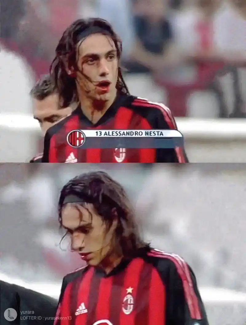 劳资内斯塔,又帅又能打#ac米兰 #内斯塔 #足坛帅哥 图源 - 抖音