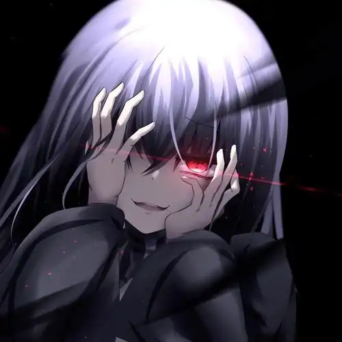 暗黑系女生动漫头像害怕吗