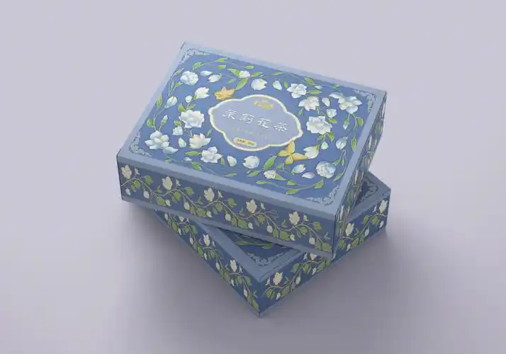 茉莉花茶包装设计样机可分享