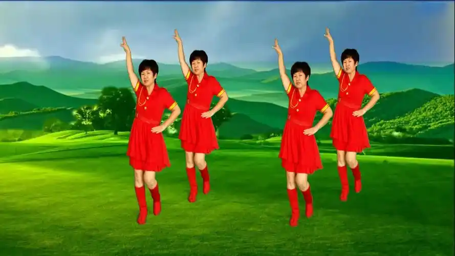 新版水兵广场舞《红星照我去战斗》革命歌曲,党的教导记心头