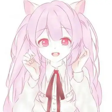 动漫女生萌系粉色头像 高清可爱的粉色系动漫女生头像萌