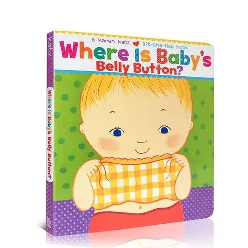 现货【送音频】where is babys belly button 英文原版绘本karen