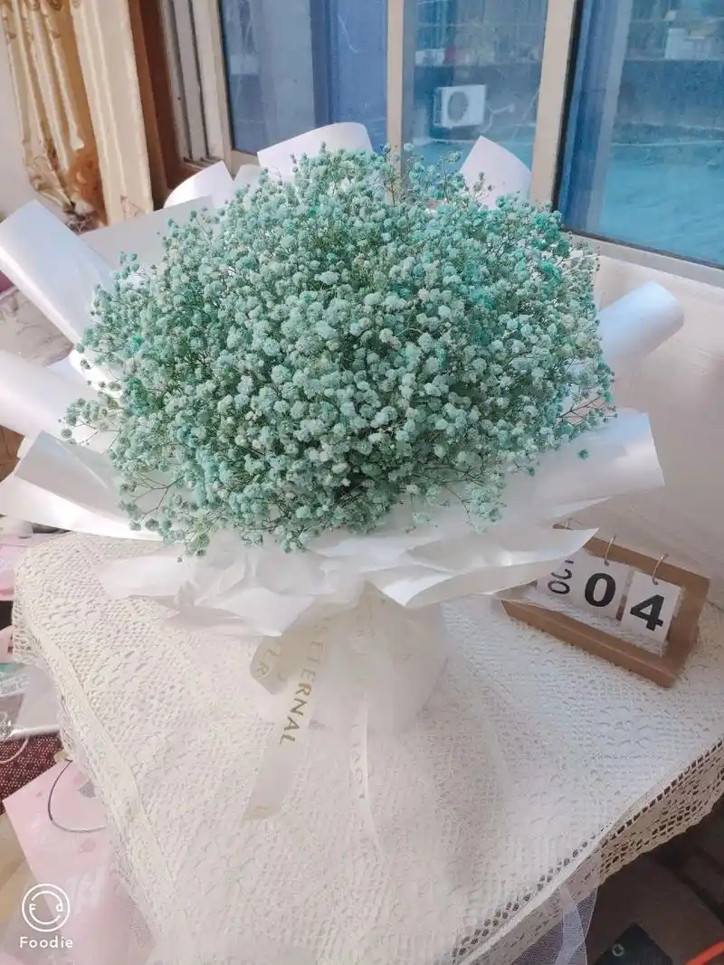 客订满天星花束.