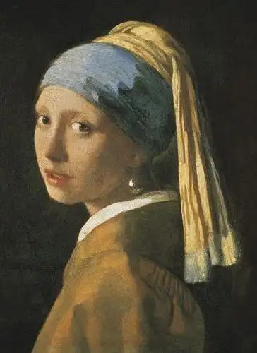 进口拼图品质 戴珍珠耳环的少女1000 世界名画附图纸复古少女油画世界