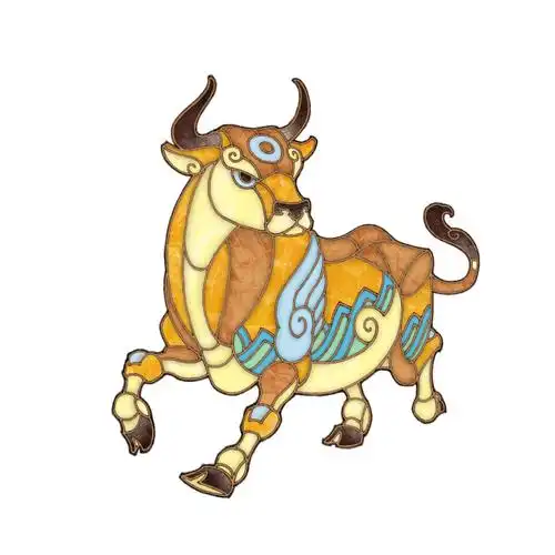 吉祥牛图纹