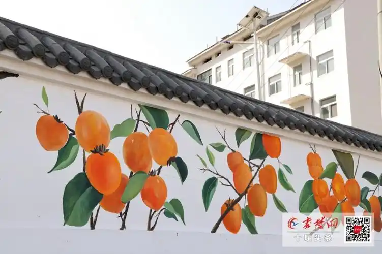 瞧咱乡村郧阳区墙体彩绘扮靓美丽乡村