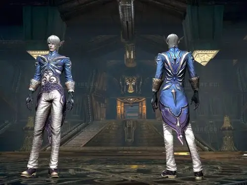 高等精灵lv160男性布甲套装图赏