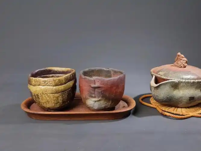 日本备前烧主人杯