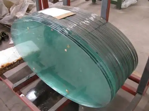 供应圆边圆角钢化玻璃加工圆边圆角玻璃