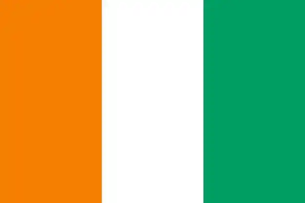 标准版科特迪瓦国旗图片素材 - 设计盒子