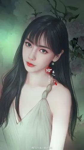 微博:绘美人睿麻手绘 angelababy 杨颖手绘图 转绘图作品 林浅美图 都