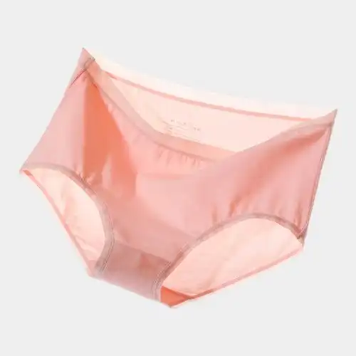 60s性感无痕棉质亲肤舒适女生内裤中腰透气女三角裤