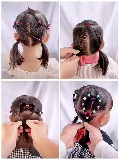 短发宝宝编发发型参考