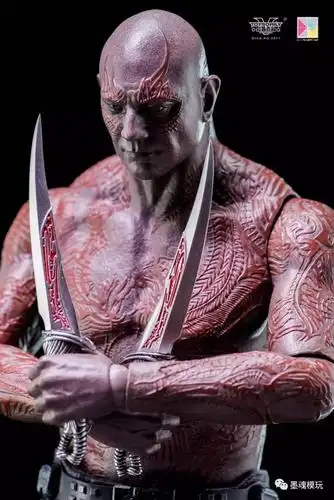 多人开箱hottoys16mms355银河护卫队毁灭者德拉克斯drax