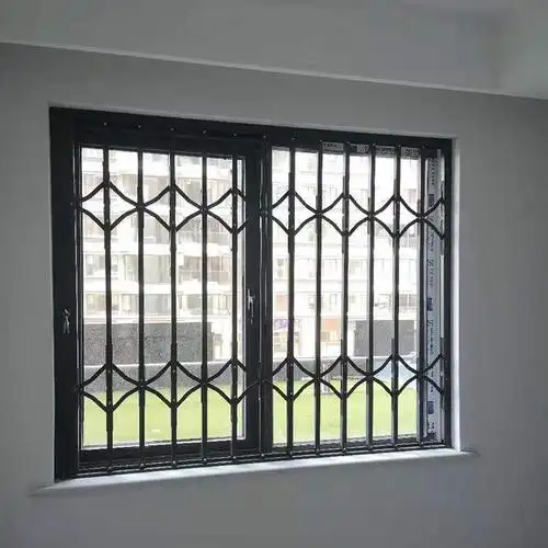 防盗窗铝合金折叠推拉拉闸门网室外阳台窗可伸缩新型护栏杆独立站