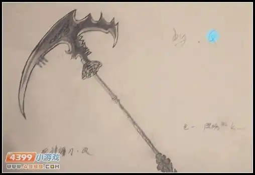 生死狙击玩家手绘—死神镰刀改进