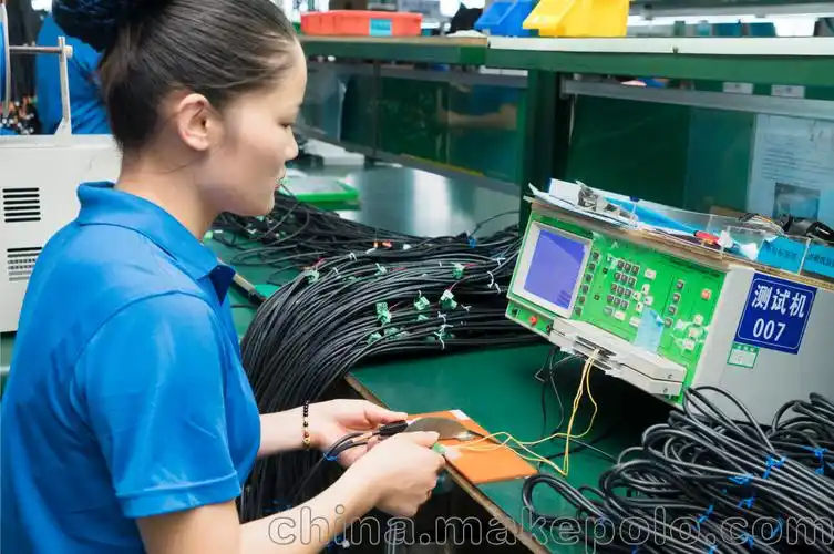 「视频」线束加工厂车间一角产品视频-马可视频