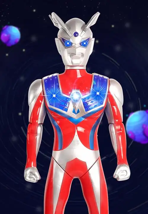 万代(bandai)超大号奥特曼玩具赛罗迪迦泰罗超人变身器套装儿童生日礼