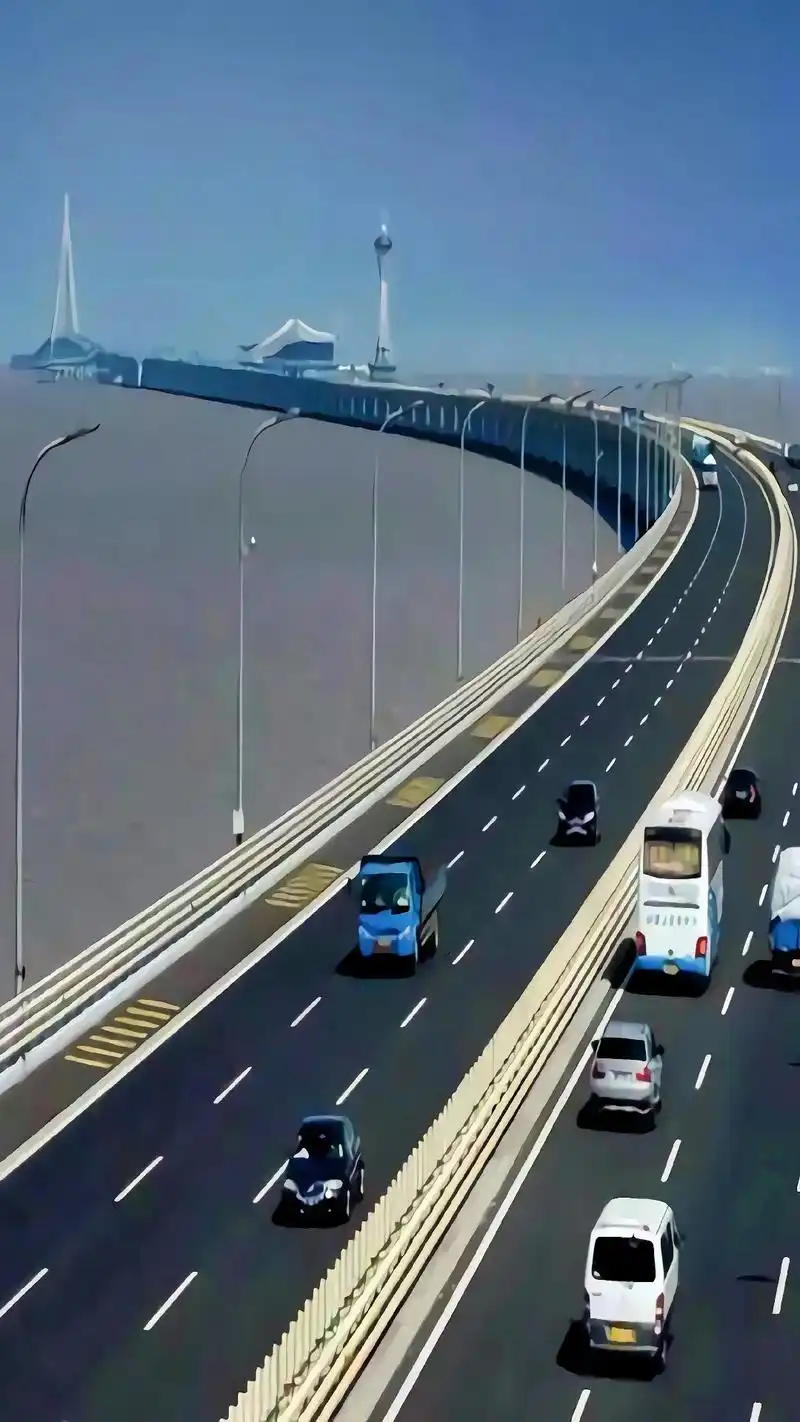 中国zui美跨海大桥,杭州湾跨海大桥全长36公里,耗资118 - 抖音