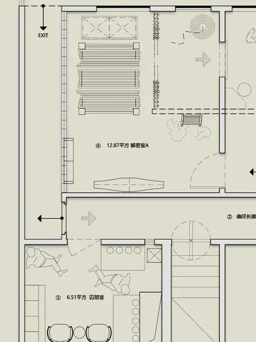 排剧情,做道具,想音乐,控成本#室内设计  #公装设计  #密室逃脱