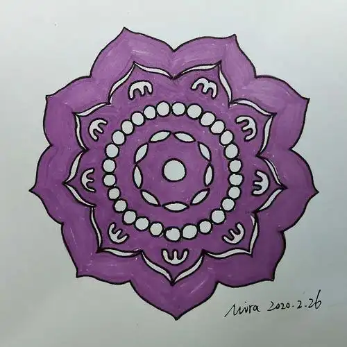 云梦江氏九瓣莲纹.